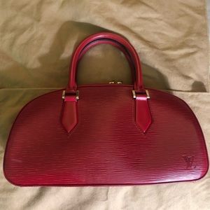 Louis Vuitton Red Epi leather Jasmin Bag
